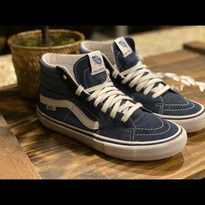 Blue hightop VANS